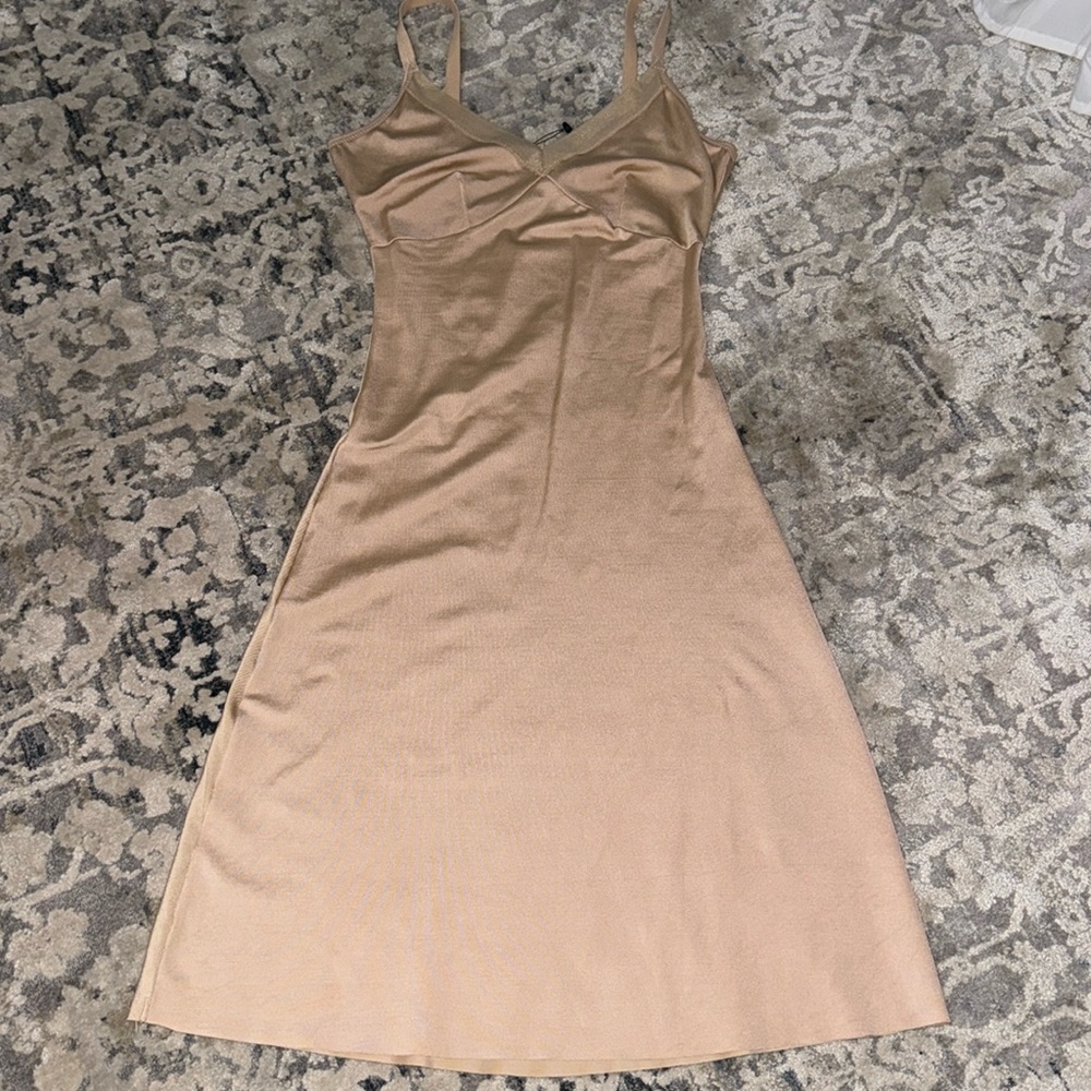 Beige spanx shapewear dress size small